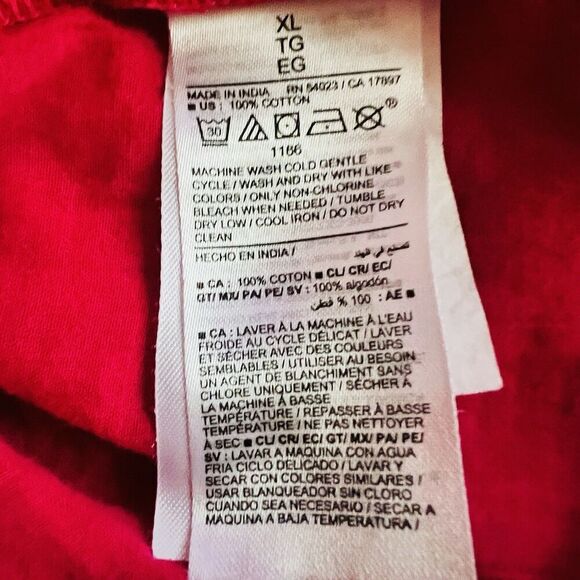 Old Navy Hot Pink *Barbiecore* Soft Lightweight Flowy Summer Blouse Festival XL - Picture 8 of 8